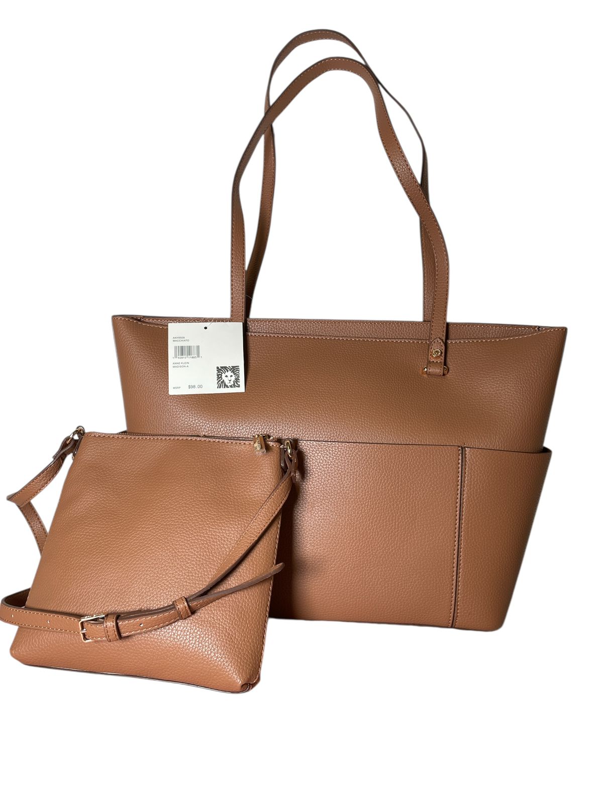 Bolsa Anne Klein 2 en 1 Camel