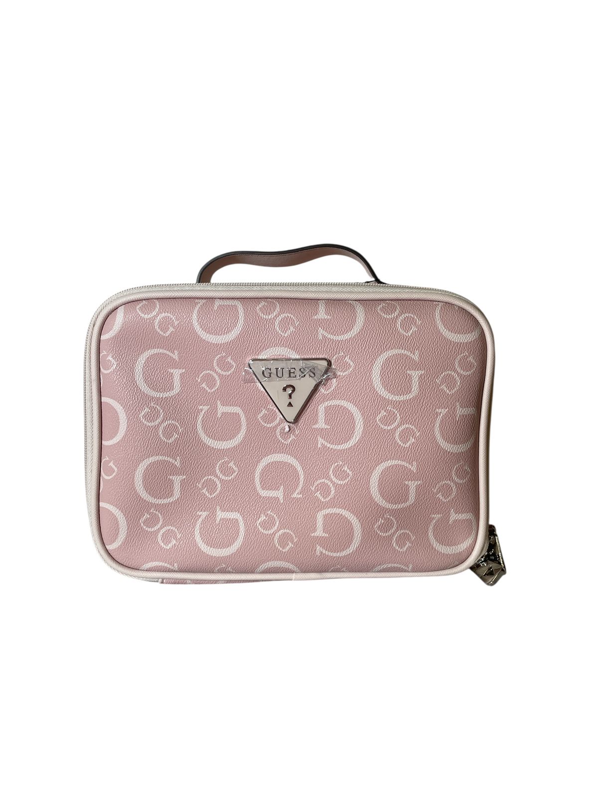 Cosmetiquera Guess Rosa Monogram – Glamour que viaja contigo
