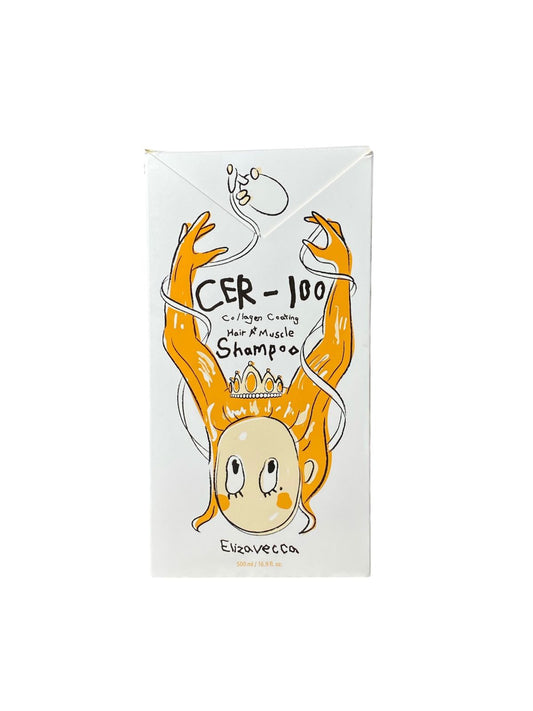 Shampoo Elizavecca CER-100 con Colágeno – Reparación y Fuerza Capilar