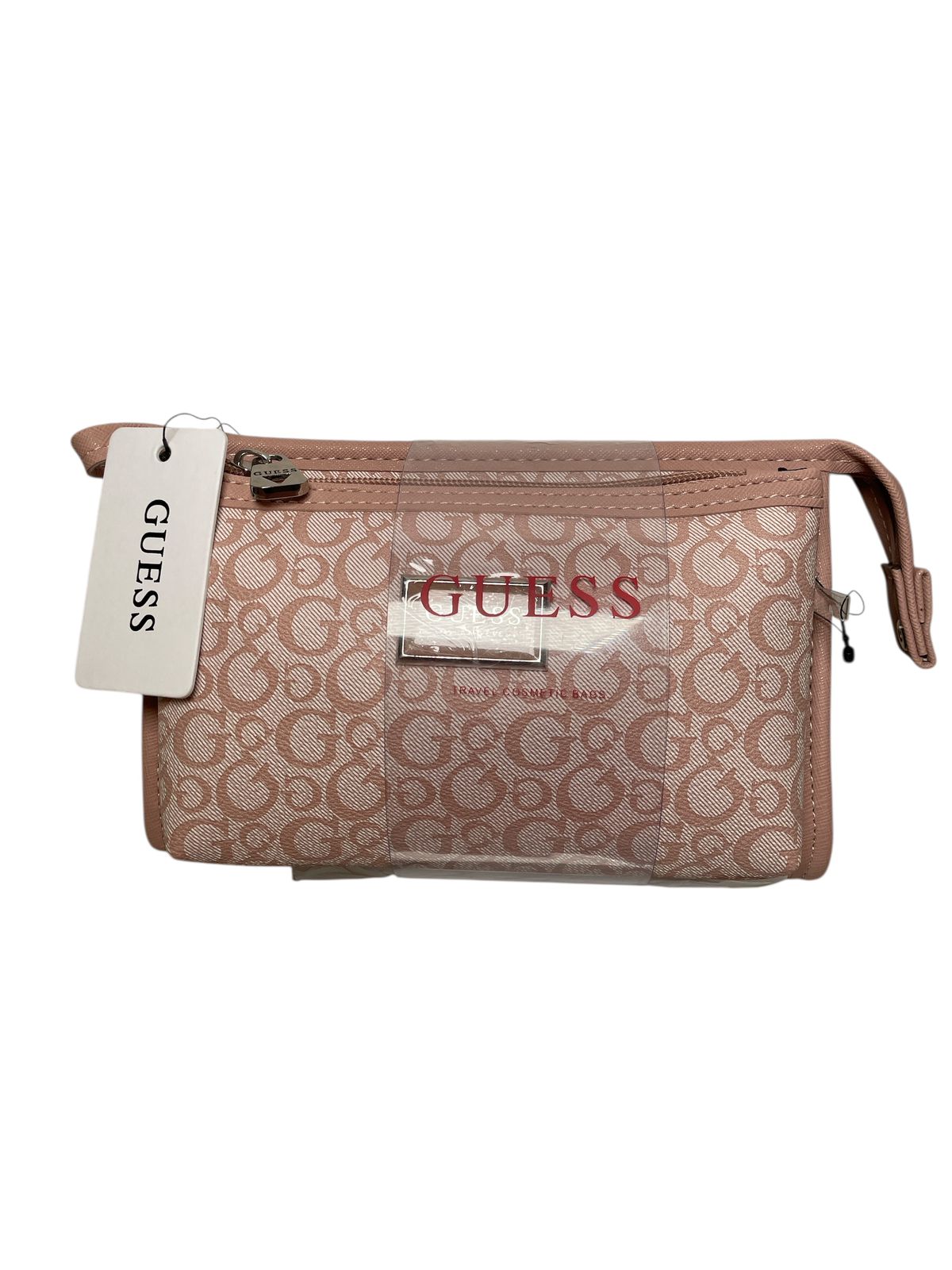 Set de Cosmetiqueras Guess 2 en 1 Rosa Monogram