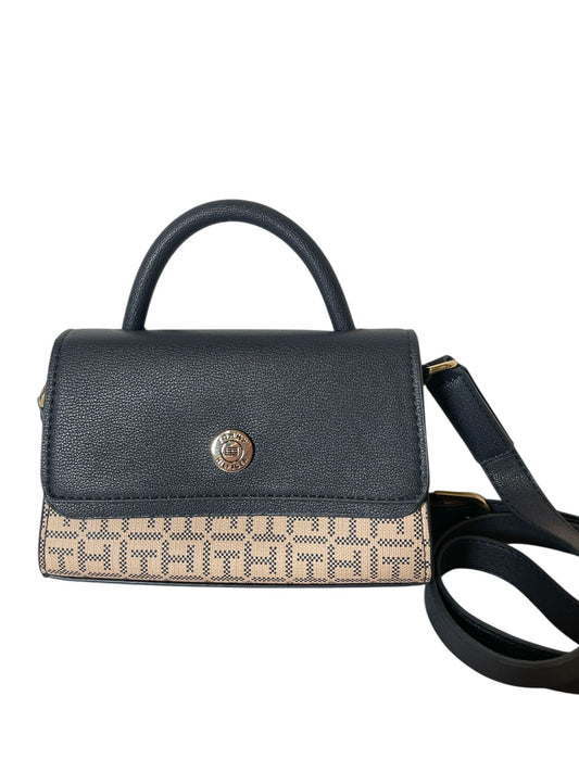 Bolsa Tommy Hilfiger Mini Top Handle Navy Logo | Elegancia compacta