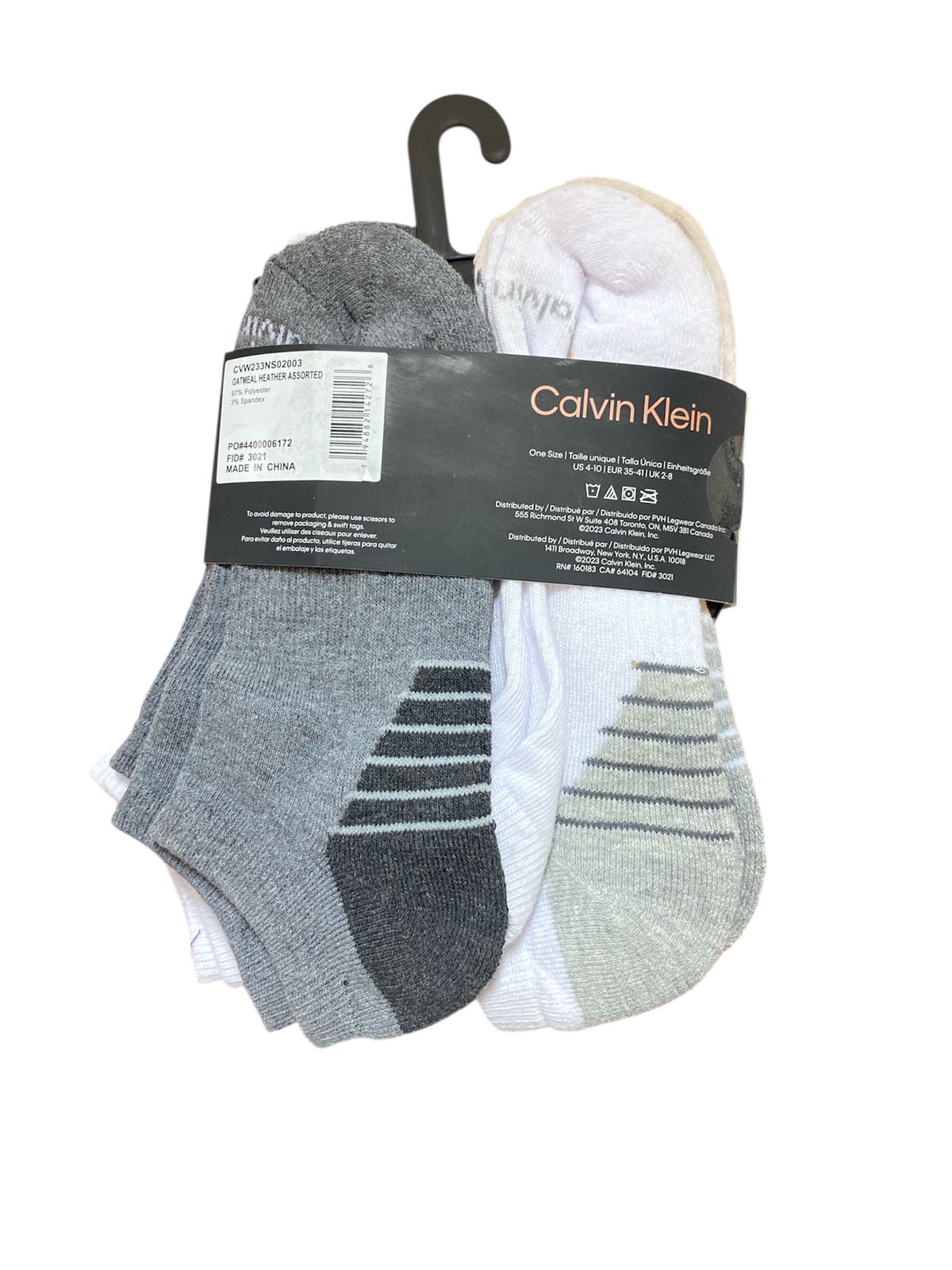 Calcetas Invisibles Acolchadas Calvin Klein – Pack 6