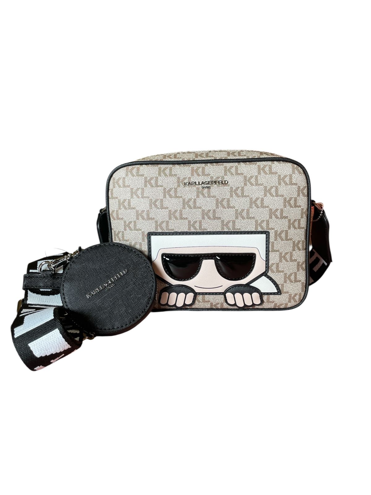 Karl Lagerfeld Mini Crossbody Bag con Monedero – Estilo y Funcionalidad